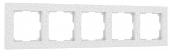W0052401 Рамка на 5 постов (белый)  Hammer Werkel a052529 фото