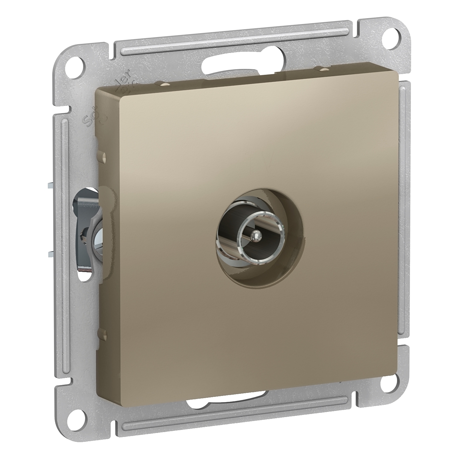 

ATN000591 Atlasdesign TV Розетка оконечная 1DB, механизм, Шампань Schneider Electric, Atlasdesign ATN000591