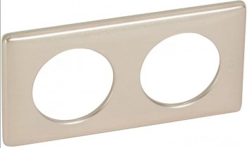 066622 Рамка Celiane Классика Слоновая кость глянец 2-постовая Legrand фото