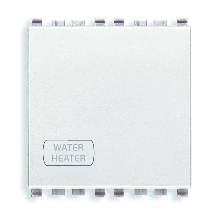 

20016.2.WH.B Выключатель 2p 20ax с индикатором "water/heater" 2m, белый Vimar Eikon, Eikon Total Look 20016.2.WH.B
