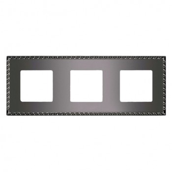 FD01213GR Рамка Toledo Graphite 3-постовая Fede фото