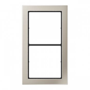 FDES2982 Рамка FD Design Сталь Edelstahl 2-постовая Jung фото