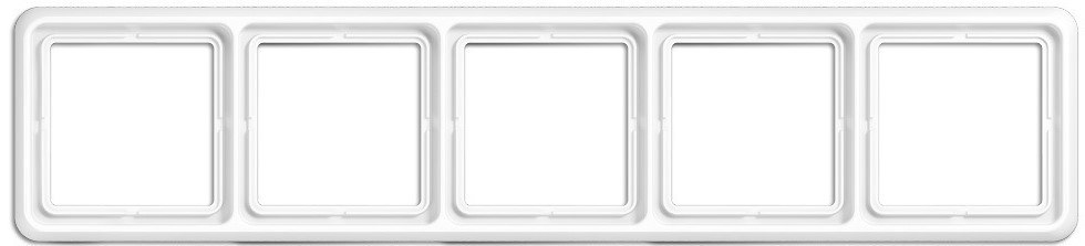 

CD585WW Рамка CD 500 Белый 5-постовая Jung, CD 500 CD585WW