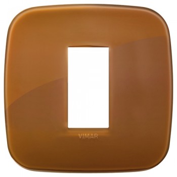 19671.62 Рамка Arke Round карамель 1 модуль Vimar фото