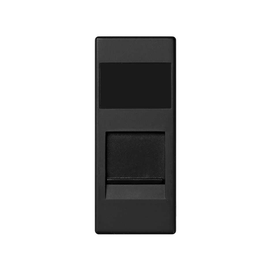 

82585-68 Адаптер со шторками на 1 коннектор SYSTIMAX (UTP), узкий модуль, 82С, графит Simon, 82585-68