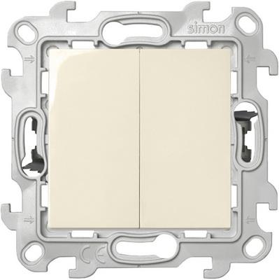 

2420398-031 Двухклавишный выкл Push&Go, сл кость Simon 24, 2420398-031