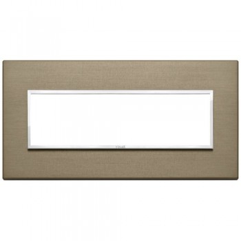 21657.05 Рамка Eikon Evo Темная бронза 7 модулей Vimar фото