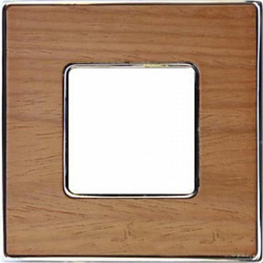 

FD01311OCB Рамка Vintage Wood Хром 1-постовая Fede, Vintage Wood FD01311OCB