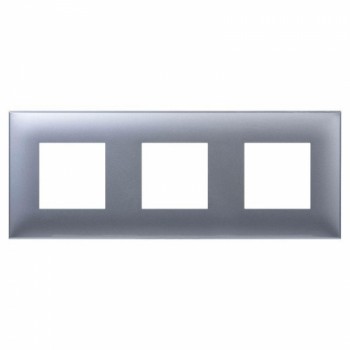 Рамка ARTLEBEDEV Закаленная сталь 6 модуля DKC Avanti 4404906 фото