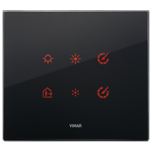 

21663.76 Накладка eikon tactil для 3 модулей, черный бриллиант Vimar Eikon Tactil, Eikon Tactil 21663.76