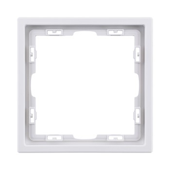 Рамка 1-кратная белый глянцевый Kollinger Eclipse EC1WG фото