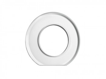 100613 Рамка Bakelite Стекло Белый 1-постовая THPG фото