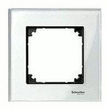 MTN404119 Рамка M-Elegance Белый бриллиант 1-постовая Merten фото