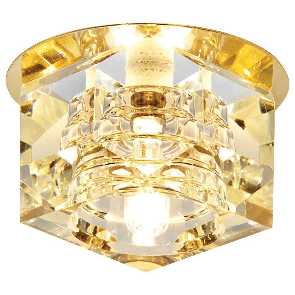 

Встраиваемый светильник Ambrella light Desing D605 CL/G, Золотой, Desing D605 CL/G
