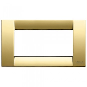 16734.32 Рамка Idea Classica Золото 4 модуля Vimar фото