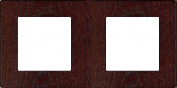 37802042 Рамка F37 Венге 2-постовая Fontini фото