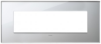 22657.75 Рамка Eikon EXE Серебро ледяное 7-модульная Vimar фото