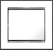 10113022 Рамка B.3 Красный / Полярная белизна 1-постовая Berker фото