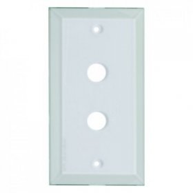 1321 Стеклянная накладка TS Прозрачный 2-постовая Berker фото