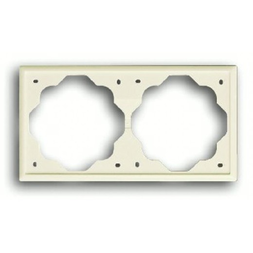 

1722-72 Рамка Impuls Слоновая кость 2-постовая ABB, Impuls 1722-72
