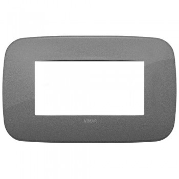 19684.22 Рамка Arke Round ардезия 4 модуля Vimar фото