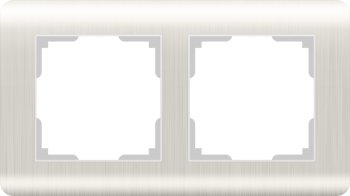 W0022113 Рамка на 2 поста (перламутровый) Stream Werkel a051262 фото