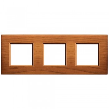 LNA4802M3LCA Рамка LivingLight Квадрат Американская вишня 2+2+2 модуля Bticino фото