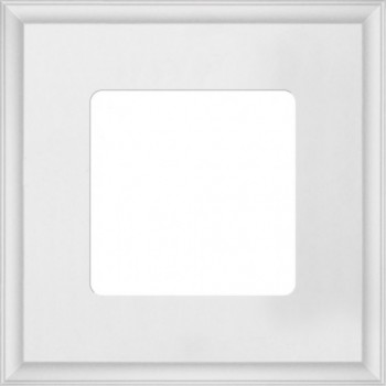 FD01601WH Рамка квадратная New Marco Белый 1-постовая Fede фото