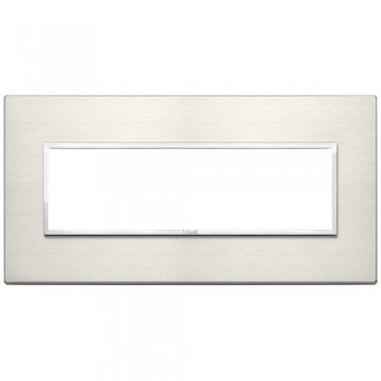 21657.08 Рамка Eikon Evo Титан 7 модулей Vimar фото