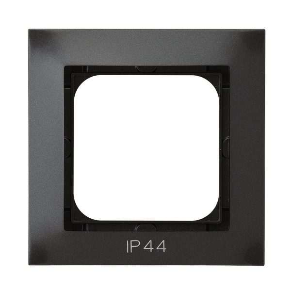 

RH-1Y/50 Рамка Ospel Impresja Антрацит 1-постовая для выключателя IP-44, RH-1Y/50