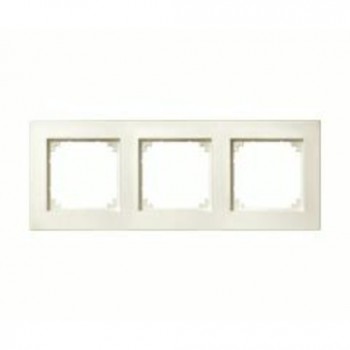 MTN515344 Рамка M-Plan Бежевый 3-постовая Merten фото