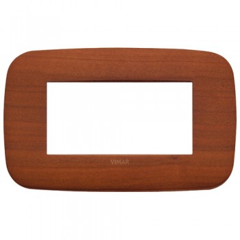 19684.52 Рамка Arke Round вишня 4 модуля Vimar фото