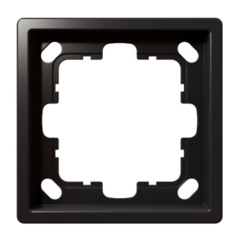 Рамка серия FD 1-постовая,  FD-Series Никель Jasmart FD1001NI фото