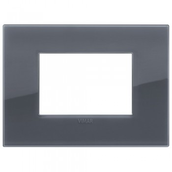 19653.61 Рамка Arke Classic Серый дымчатый 3 модуля Vimar фото