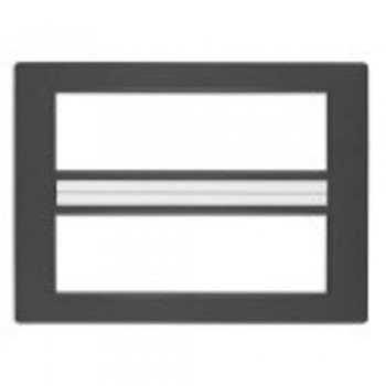 20660.15 Рамка Eikon Total Look Антрацит 14 модулей Vimar фото