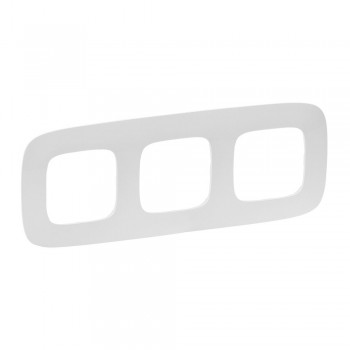 754413 Рамка Valena Allure Жемчуг 3-постовая Legrand фото