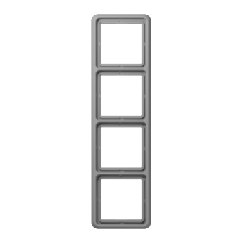 CD584GR Рамка CD 500 Серый 4-постовая Jung фото