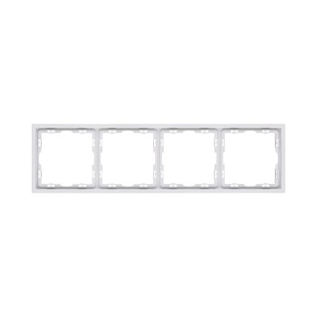 Рамка 4-кратная белый глянцевый Kollinger Eclipse EC4WG фото