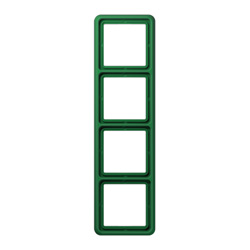 CD584WUGN Рамка CD Ударопрочная Зеленый 4-постовая Jung фото