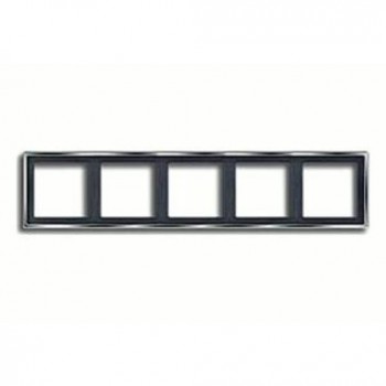 GCR2985 Рамка LS 990 Блестящий Хром 5-постовая Jung фото