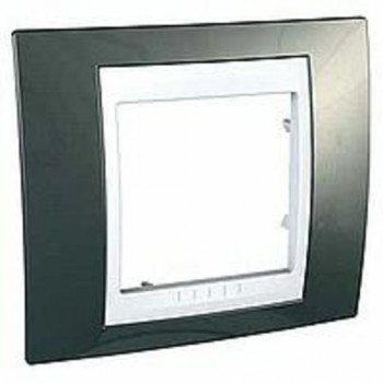 MGU6.002.824 Рамка Unica Хамелеон Шампань / Белый 1-постовая Schneider Electric фото