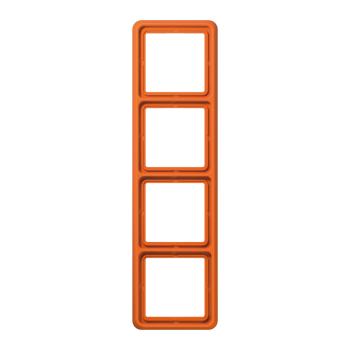 CD584WUO Рамка CD Ударопрочная Оранжевый 4-постовая Jung фото