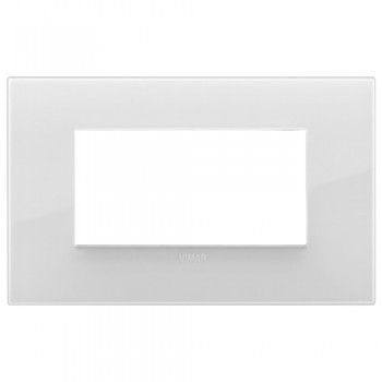 19654.B66 Рамка Arke Classic Total Look Ледяной 4 модуля Vimar фото