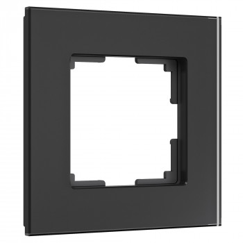 Рамка на 1 пост Senso (черный, стекло soft-touch) Werkel W0013108 a064572 фото