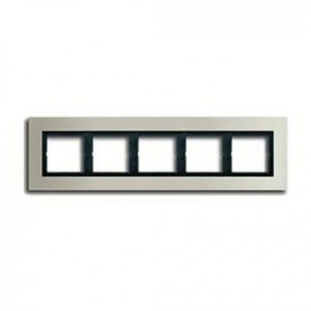 LSP985ES Рамка LS Plus Сталь 5-постовая Jung фото