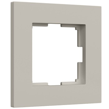 Рамка на 1 пост Slab (дымчатый софт) Werkel a071622 W0012917 фото