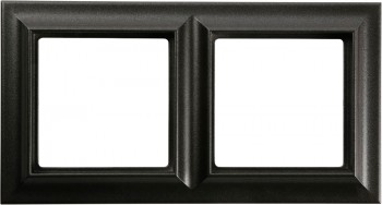 EPS482SWM ECO Profi Standart Рамка 2-кратная, черная Jung фото