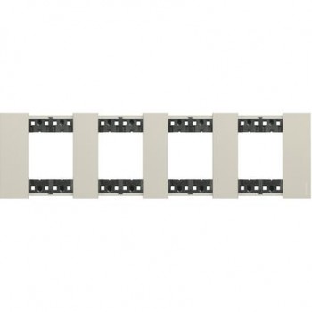 KA4802M4KM Рамка Bticino Living Now Бежевый 2+2+2+2-модульная фото