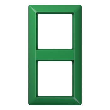 AS582BFGN Рамка ударопрочная AS 500 Зеленый 2-постовая Jung фото