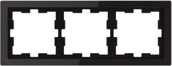 MTN4030-6503 Рамка D-Life Черный оникс 3-постовая Merten фото